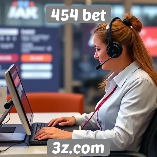 Suporte ao cliente no 454 bet