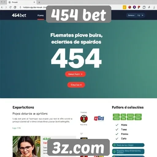 Experiência do usuário no site 454 bet